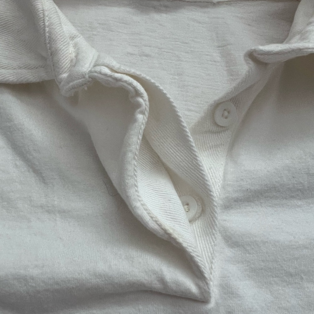 Brandy Melville Cropped Polo Shirt - Picture 2 of 6